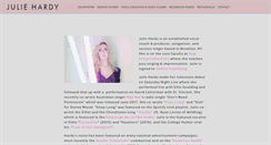Desktop Screenshot of juliehardy.com